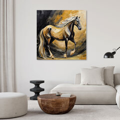 Картина DKD Home Decor, Лошадь (50 x 3 x 150 cm) (2 шт.) цена и информация | Репродукции, картины | pigu.lt