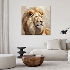 Paveikslas Smėlio spalvos liūtas kaina ir informacija | Reprodukcijos, paveikslai | pigu.lt