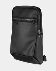 Сумка Milinal "Shuttle Uno Bag", экокожа, черная цена и информация | Мужские сумки | pigu.lt