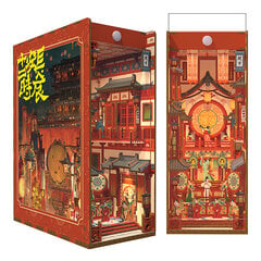 Миниатюрный складной домик со светодиодной подсветкой - Пагода трех королевств цена и информация | Пазлы | pigu.lt