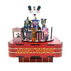 Миниатюрная музыкальная шкатулка для сборки - Волшебный мир цирка цена и информация | Пазлы | pigu.lt