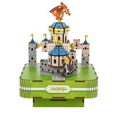 Surenkama miniatiūrinė muzikinė dėžutė - Draugiško drakono pilis Tonecheer, 100 d. kaina ir informacija | Dėlionės (puzzle) | pigu.lt