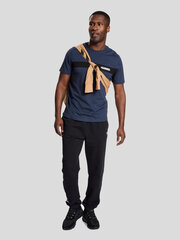 Hummel marškinėliai vyrams, mėlyni kaina ir informacija | Vyriški marškinėliai | pigu.lt