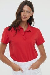 Polo marškinėliai moterims, raudoni kaina ir informacija | Marškinėliai moterims | pigu.lt