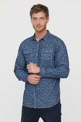 мужская сорочка slim fit K-DERO цена и информация | Мужские рубашки | pigu.lt