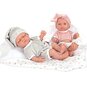 Kūdikėliai dvynukai su pleduku Arias, 26 cm цена и информация | Žaislai mergaitėms | pigu.lt