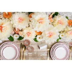 Popierinės dekoratyvinės gėlės, 5vnt kaina ir informacija | Dekoracijos šventėms | pigu.lt