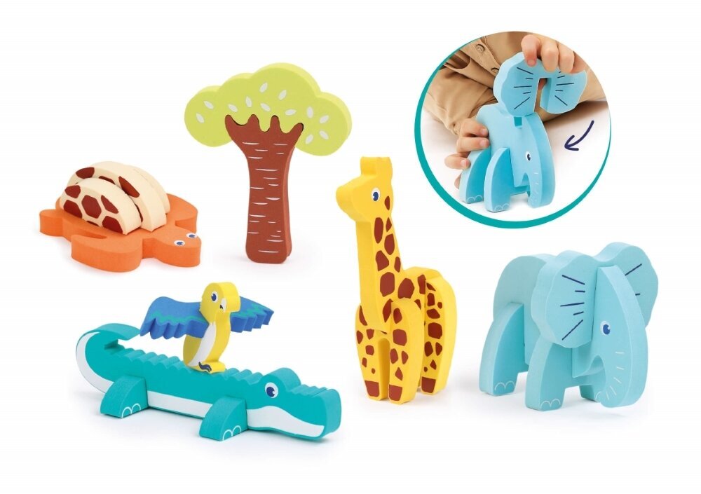 3D dėlionė Ludi Safari цена и информация | Žaislai kūdikiams | pigu.lt