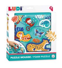 Dėlionė pagal formas Ludi Safari цена и информация | Игрушки для малышей | pigu.lt