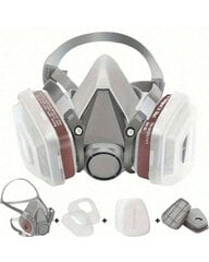 Универсальный респиратор 7в1 от пыли, Electronics LV-2175, 1 шт цена и информация | Защита для головы | pigu.lt