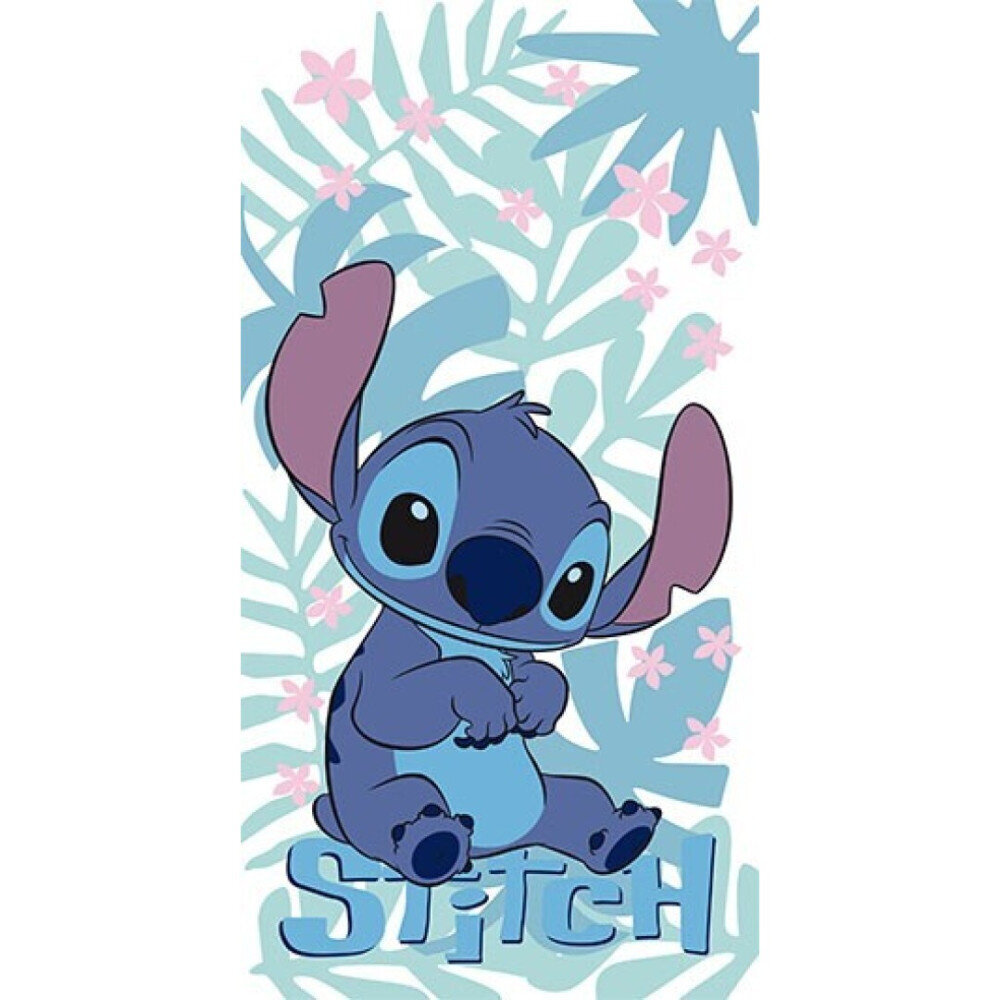 Paplūdimio rankšluostis Lilo and Stitch, 70x140 cm цена и информация | Rankšluosčiai | pigu.lt