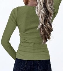 Блузка женская Auselily, зеленая цена и информация | Женские блузки, рубашки | pigu.lt