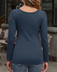 Блузка женская Auselily, синяя цена и информация | Женские блузки, рубашки | pigu.lt