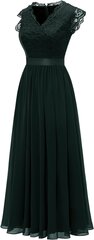Длинное женское платье Dressystar, темно-зеленое цена и информация | Платья | pigu.lt