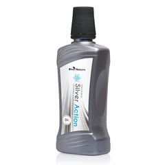 Dantų skalavimo skystis su koloidiniu sidabru Silver Action Blue Nature, 500 ml цена и информация | Зубные щетки, пасты | pigu.lt