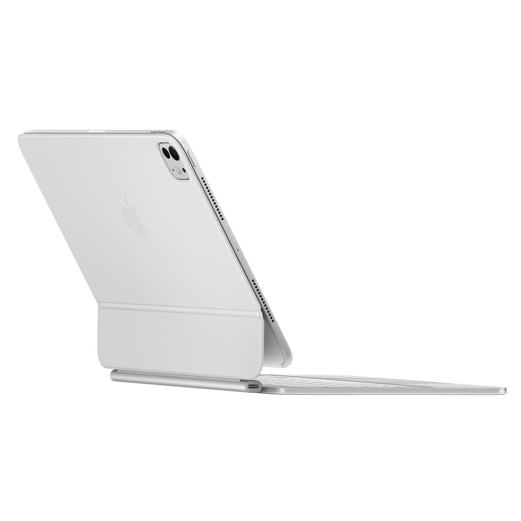 Magic Keyboard for iPad Pro 11‑inch (M4) - International Russian - White MWR03RS/A kaina ir informacija | Planšečių, el. skaityklių dėklai | pigu.lt