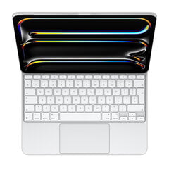 Magic Keyboard для iPad Pro 13‑дюймовый (M4) - Международная русская - Белый MWR43RS/A цена и информация | Чехлы для планшетов и электронных книг | pigu.lt