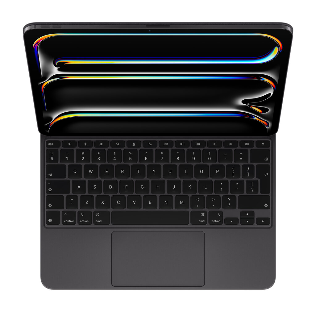 Magic Keyboard for iPad Pro 13‑inch (M4) - International Russian - Black MWR53RS/A kaina ir informacija | Planšečių, el. skaityklių dėklai | pigu.lt