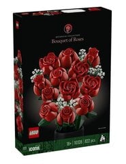 10328 LEGO Icons rožių puokštė, 822 d. цена и информация | Конструкторы и кубики | pigu.lt