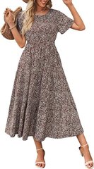 Женское платье Bequemer Laden, светло-коричневое, размер XL цена и информация | Платья | pigu.lt