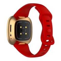 Julman Versa 3,4 SL sand pink L Силиконовый ремешок для часов Fitbit Versa 3,4 SL Red L цена и информация | Аксессуары для смарт-часов и браслетов | pigu.lt