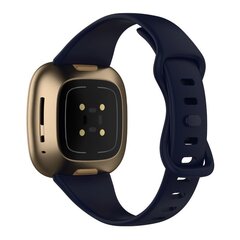 Julman Versa 3,4 SL dark Blue L Силиконовый ремешок для часов Fitbit Versa 3,4 SL dark Blue L цена и информация | Аксессуары для смарт-часов и браслетов | pigu.lt