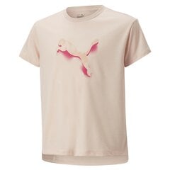 Marškinėliai mergaitėms Puma 67347466, smėlio spalvos цена и информация | Рубашки для девочек | pigu.lt