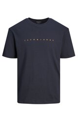 Marškinėliai vyrams Jack & Jones 12243625DARKNAVY, mėlyni kaina ir informacija | Vyriški marškinėliai | pigu.lt