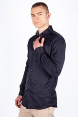 Marškiniai vyrams Giovanni Fratelli 3034CR8DROPSATIN022, juodi kaina ir informacija | Vyriški marškiniai | pigu.lt