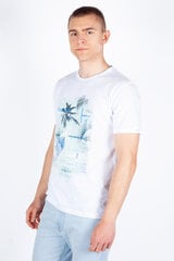 Marškinėliai vyrams Mcl 36207BEYAZ, balti kaina ir informacija | Vyriški marškinėliai | pigu.lt