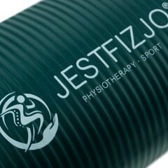 JestFizjo Коврик для йоги Коврик для гимнастики 178x61 см (толщина 1 см) Коврик для фитнеса Физиотерапия, Зеленый цена и информация | Коврики для йоги, фитнеса | pigu.lt