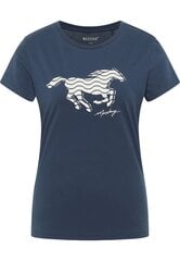 Moteriški moterims Mustang marškinėliai 1015161*5429, mėlyni kaina ir informacija | Marškinėliai moterims | pigu.lt