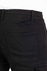 Kelnės vyrams Kenzarro A3015, juodos цена и информация | Мужские брюки | pigu.lt