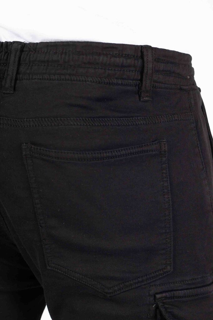 Kelnės vyrams Kenzarro A3015, juodos цена и информация | Vyriškos kelnės | pigu.lt
