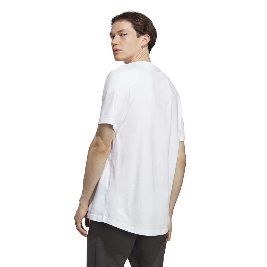 Marškinėliai vyrams Adidas, balti kaina ir informacija | Vyriški marškinėliai | pigu.lt