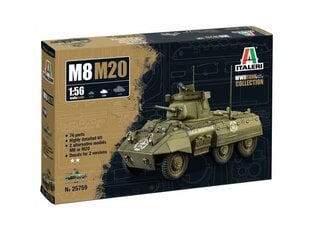 Italeri - M8/M20 Greyhound, 1/56, 25759 цена и информация | Конструкторы и кубики | pigu.lt