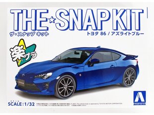 Aoshima - The Snap Kit TOYOTA 86 Azurite Blue, 1/32, 05598 цена и информация | Конструкторы и кубики | pigu.lt