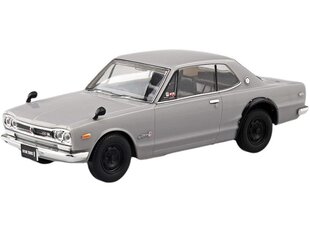 Surenkama mašina Aoshima The Snap Kit Nissan Skyline 2000GT-R Silver цена и информация | Конструкторы и кубики | pigu.lt