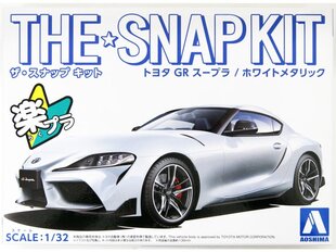 Aoshima - The Snap Kit Toyota GB Supra White Metallic, 1/32, 05886 цена и информация | Конструкторы и кубики | pigu.lt