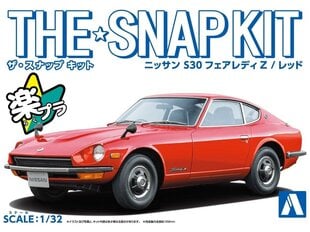Aoshima - The Snap Kit Nissan S30 Fairlady Z Red, 1/32, 06256 цена и информация | Конструкторы и кубики | pigu.lt