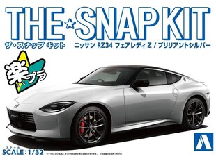 Surenkama mašina Aoshima The Snap Kit Nissan RZ34 Fairlady Z Brilliant Silver kaina ir informacija | Konstruktoriai ir kaladėlės | pigu.lt