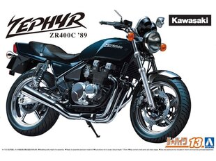 Surenkamas motociklas Aoshima Kawasaki ZR400C Zephyr '89 kaina ir informacija | Konstruktoriai ir kaladėlės | pigu.lt