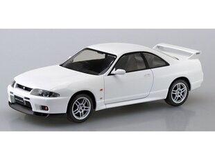 Aoshima - The Snap Kit Nissan R33 Skyline GT-R White, 1/32, 06456 цена и информация | Конструкторы и кубики | pigu.lt