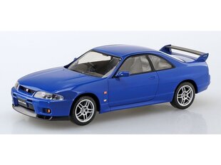 Surenkama mašina Aoshima The Snap Kit Nissan R33 Skyline GT-R Championship Blue цена и информация | Конструкторы и кубики | pigu.lt