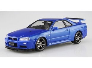 Aoshima - Nissan Skyline GT-R Pre-painted Model Kit, 1/24, 06557 цена и информация | Конструкторы и кубики | pigu.lt