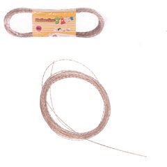 Вязаная эластичная лента (резинка) 8 мм, цвет белый, 10м цена и информация | Сушилки для белья и аксессуары | pigu.lt