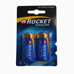 батарейки ракетные alk lr14 cpl.2 шт. цена и информация | Батарейки | pigu.lt