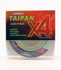 Шнур рыболовный SWD Taipan Classic PE X4 0.12мм 135м 4.95кг светло-зеленый цена и информация | Лески | pigu.lt