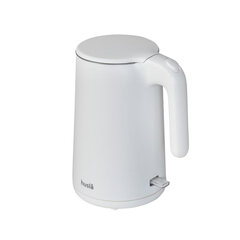 электрический чайник - husla 1,5 л, белый цена и информация | Электрочайники | pigu.lt