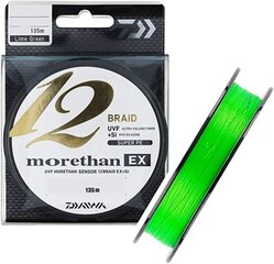 Valas Daiwa Morethan 12 Braid EX+SI, 135 m, 0,16 mm kaina ir informacija | Valai | pigu.lt